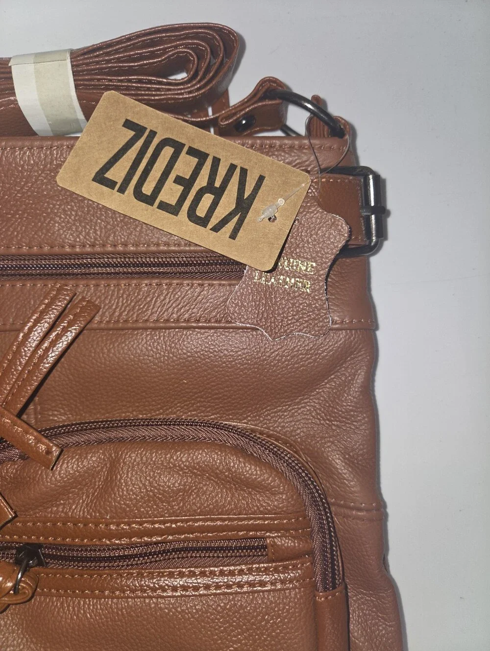 Brown Leather Messenger Bag